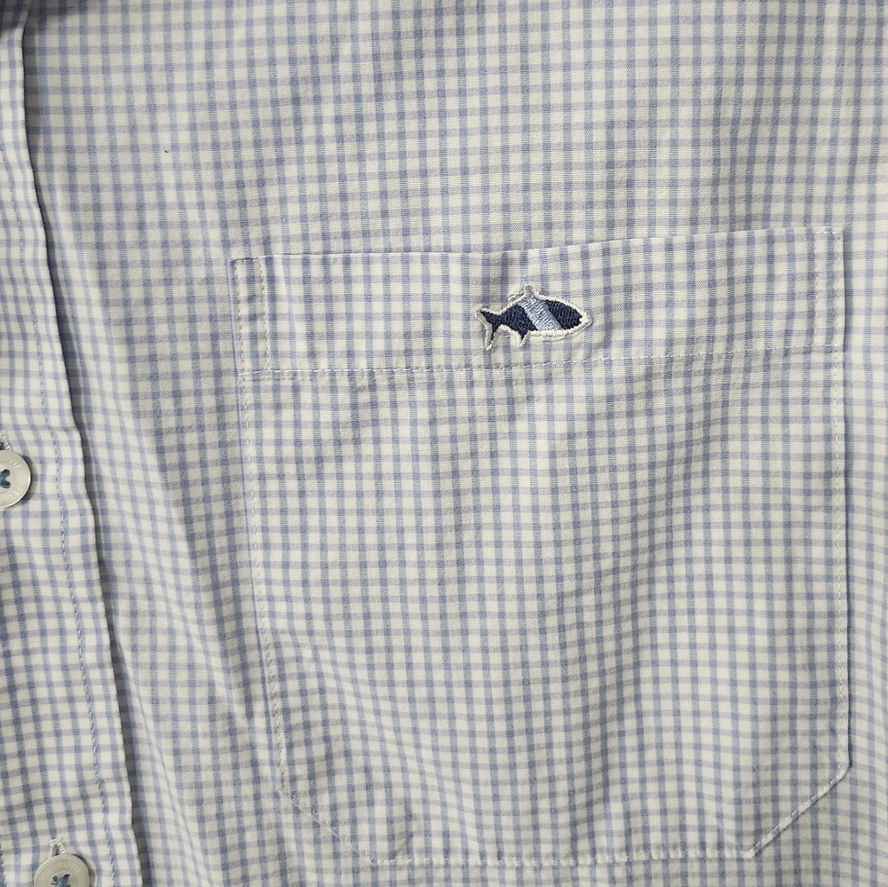 Fish Hippie Men's Blue and White Black Size Small - Picture 6 of 6
